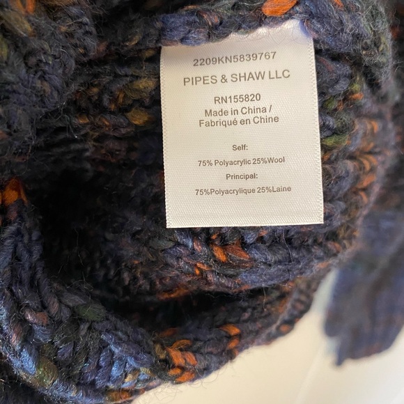 Veronica Beard Sweater Size Medium Blue Marled - Picture 4 of 4